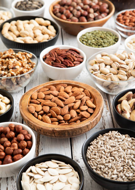 Healthy and well balanced group of food for heart care. High resolution 42Mp studio digital capture taken with Sony A7rII and Sony FE 90mm f2.8 macro G OSS lens