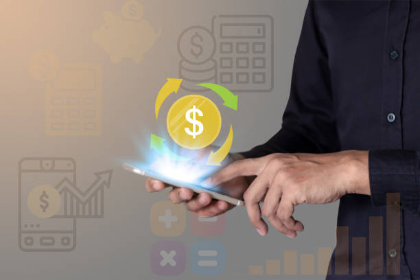 istock Calculator Phone, Using the calculator application on a smartphone To calculate numbers and various expenses Including calculating savings, investments, retirement savings and reserve funds 2159677480