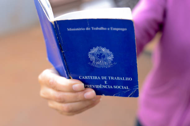 istock Brazilian work card (Carteira de Trabalho). It is the document that guarantees access to worker rights in Brazil (CLT). 2159686008