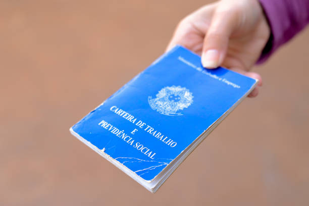 istock Brazilian work card (Carteira de Trabalho). It is the document that guarantees access to worker rights in Brazil (CLT). 2159686013