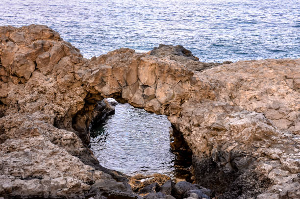 istock Natural Arch in the Desert 2159687290