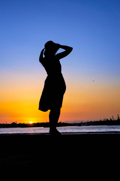beautiful Armenian lady posing in Istanbul Bosphorus