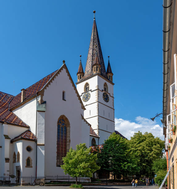 istock Lutheran Cathedral of Saint Mary in Sibiu 2159690462