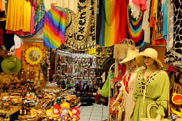 istock Multi colored handcraft articles in Aracaju city market place 2159693457