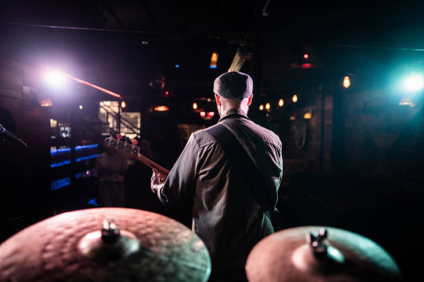 Guitarist on stage