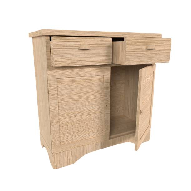 istock Wooden Cabinet isolated on white background 2159707775