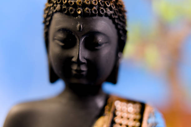 istock A Buddha statue in temple Selective focus 2159708115
