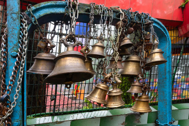 In Buddhism bells are meditation enhancers, helping practitioners keep their attention focused on the present moment. In Hinduism devotees ring the bell to inform the deity of his or her arrival.