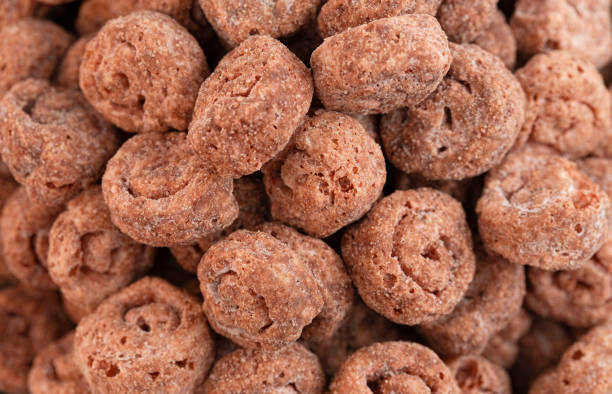 istock A Macro Background of Swiss Roll Flavored Breakfast Cereal 2159711075