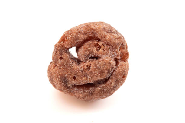 Swiss Roll Flavored Breakfast Cereal Isolated on a White Background