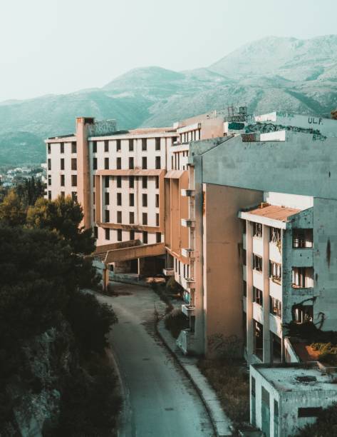 istock Abandoned hotel in Kupari. Croatia 2159712840