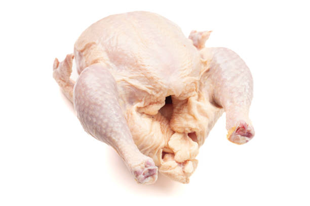 istock Whole Raw Chicken Isolated on a White Background 2159713628