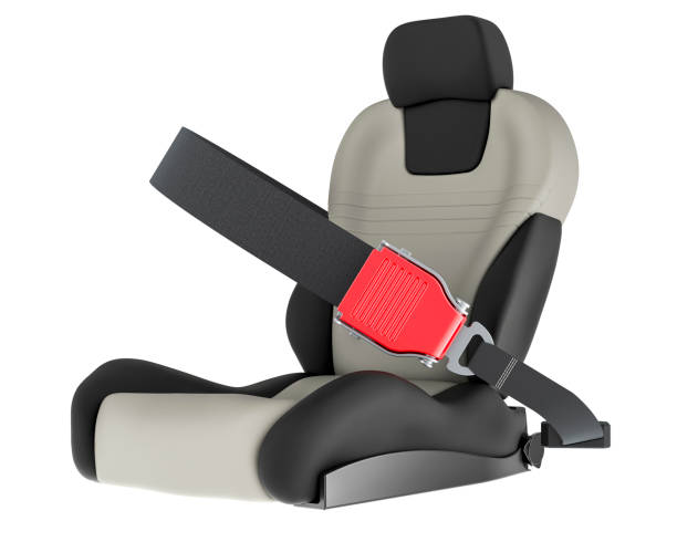 Seatbelts in classic car.