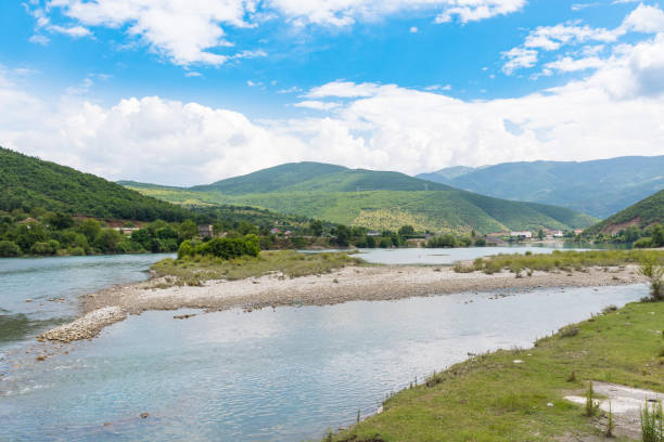 istock The Valbona river flows into lake Kamoni in Albania 2159723919