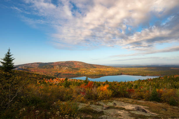 istock Scenic lake in the fall New England 2159725418