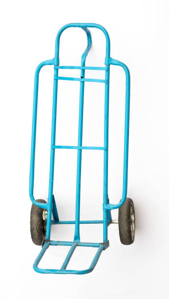 istock empty hand truck for transportation isolated on white background 2159726855