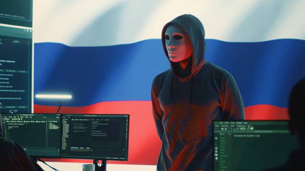 istock Russian expert working in high tech cyber operations center 2159729981