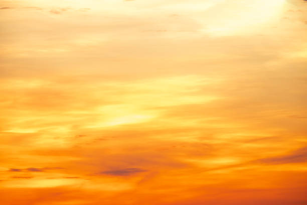 istock Beautiful , luxury soft gradient orange gold clouds and sunlight on the blue sky perfect for the background, take in everning,Twilight, Large size, high definition landscape photo 2159739565