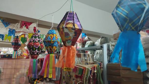 istock Different models of Saint John balloons, typical props at Saint John festivities. 2159739695