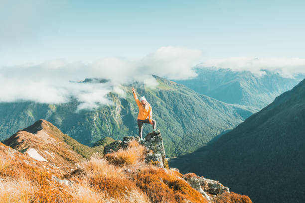 istock Once you've conquered one mountain you can conquer them all. 2159742953