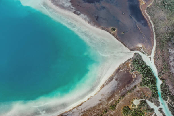 istock Canal of the Pirates from above (Lake Bacalar) 2159747544