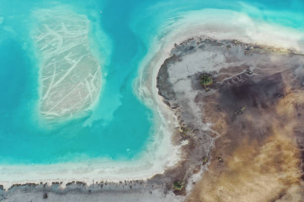 istock Canal of the Pirates from above (Lake Bacalar) 2159747547