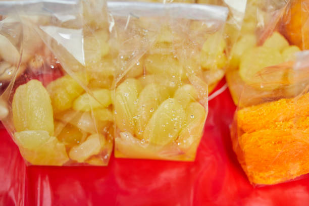 istock Syrup ripe Palmyra  palm or toddy palm fruit in plastic bag 2159756302