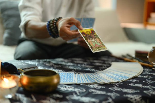 istock Fortune teller hand revealing 