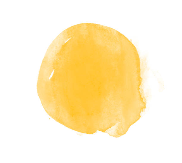 istock Watercolor blot brush isolated on white background for art design concept 2159765089