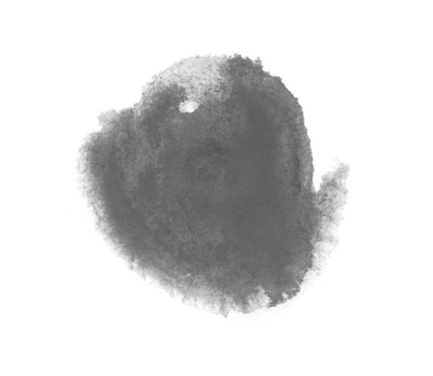 istock Watercolor blot brush isolated on white background for art design concept 2159765095