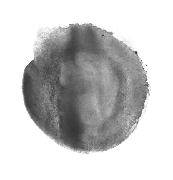 istock Watercolor blot brush isolated on white background for art design concept 2159765164