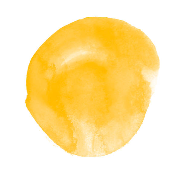 istock Watercolor blot brush isolated on white background for art design concept 2159765190