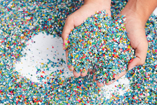 istock Produced from polymer plastic pellet factory. Petrochemical process for producing plastic pellet. Compound bead. polymerase chain reaction. 2159765198