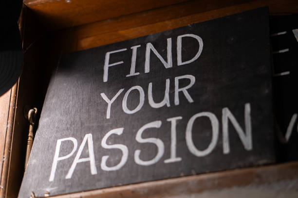 istock Motivational sign with FIND YOUR PASSION text 2159767858