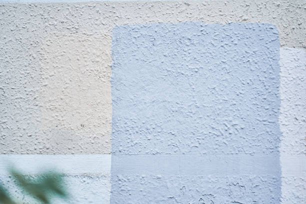 Terracotta painted stuccwall  Background