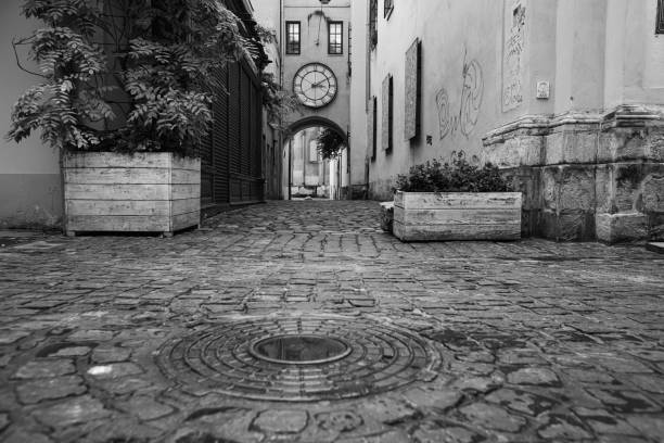 Armenian courtyard in Lviv, Ukraine