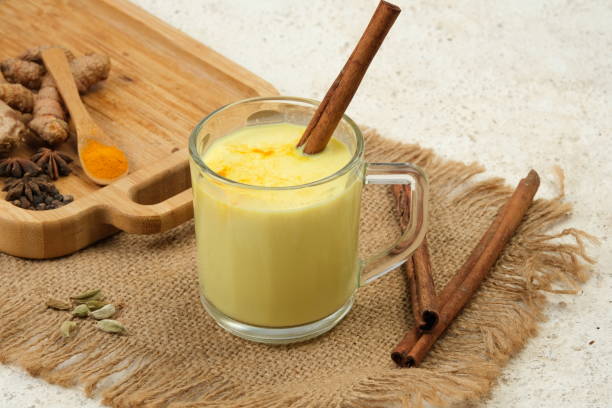 istock Turmeric Golden Milk Latte With Spices 2159773748