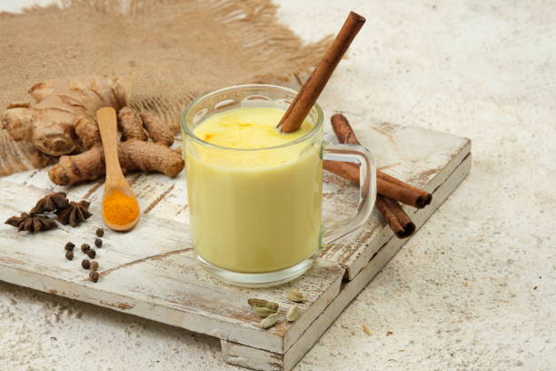 istock Turmeric Golden Milk Latte With Spices 2159773888