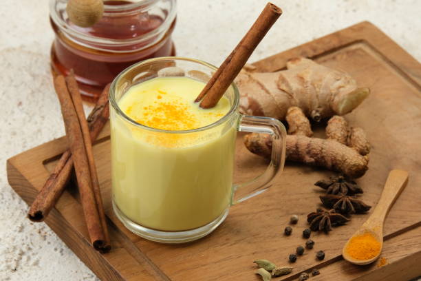 istock Turmeric Golden Milk Latte With Spices 2159774533