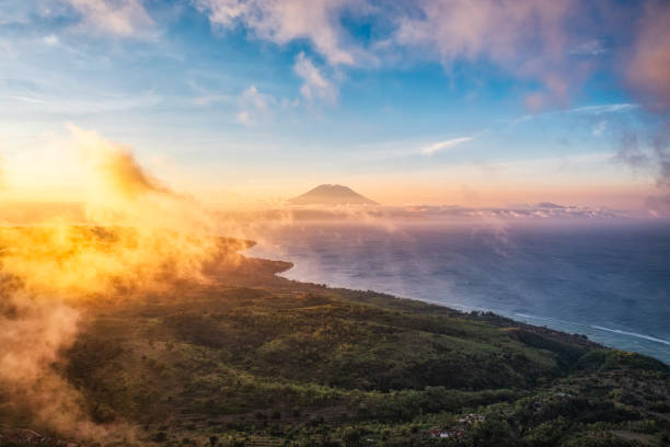Gunung Agung, Penida island, Bali, Indonesia