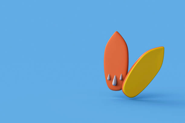 Surfboard, Three Dimensional, Surfing, Boarding,