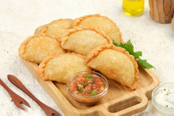 istock Homemade Stuffed Chicken Empanadas 2159787378