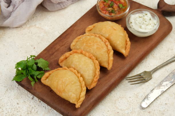 istock Homemade Stuffed Chicken Empanadas 2159787842
