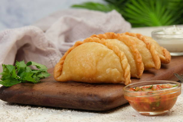 istock Homemade Stuffed Chicken Empanadas 2159787843