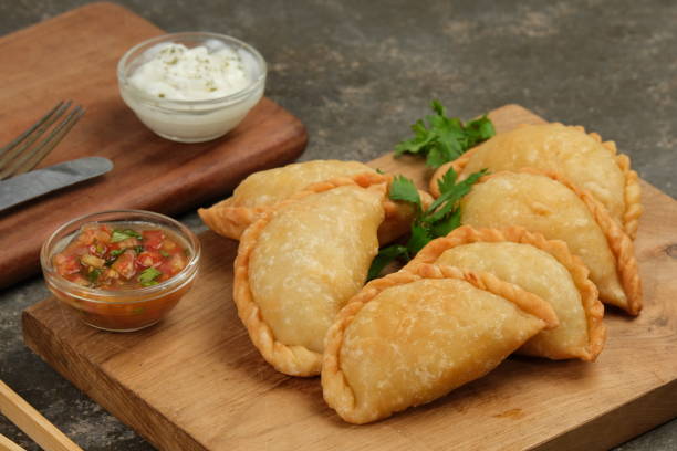 istock Homemade Stuffed Chicken Empanadas 2159788825