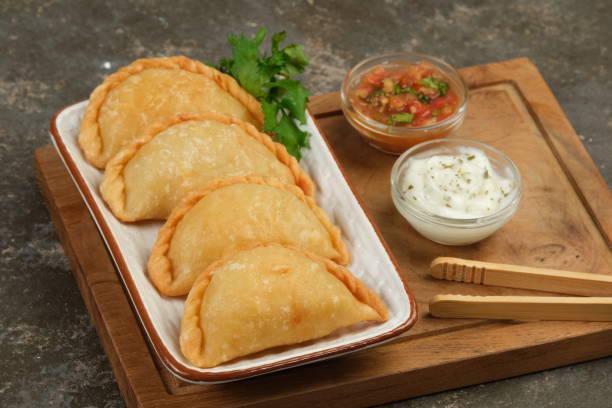 istock Homemade Stuffed Chicken Empanadas 2159788924