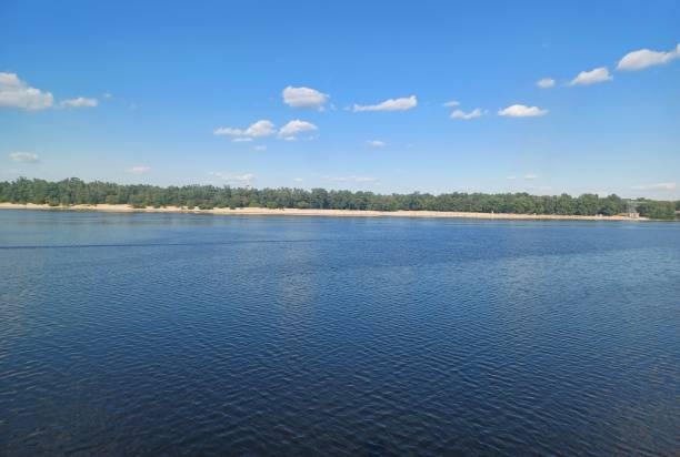 istock River landscape foto. Summer day 2159789033
