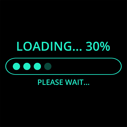 30 Loading Loading Bar 30 Stock Illustration - Download Image Now - Circle ...