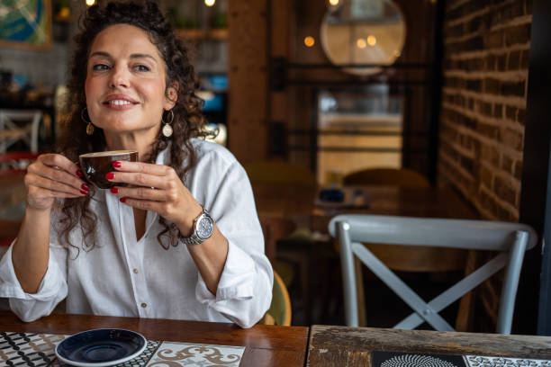 istock Her Instant Oasis - Businesswoman Enjoys Cafeteria Break 2159796081