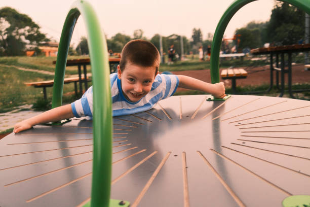Little boy at the playground